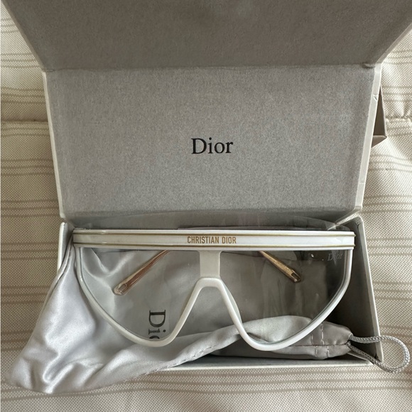 Christian Dior Clear Shield Sunglasses - Picture 1 of 11